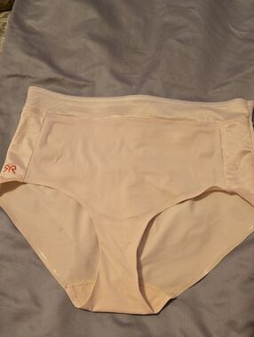 Ruby Ribbon High-Waist Athena Shaping Briefs in Light Blush